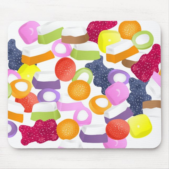 Dolly Mixtures Mouse Pad (Front)