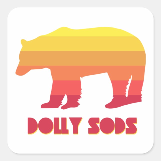 Dolly Sods Wilderness Bear Square Sticker (Front)