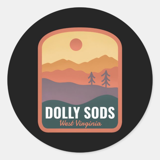 Dolly Sods Wilderness Wv Classic Round Sticker (Front)