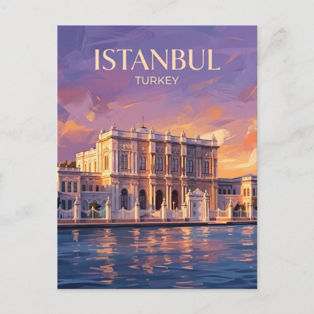 Dolmabahçe Palace Turkey Postcard (Front)