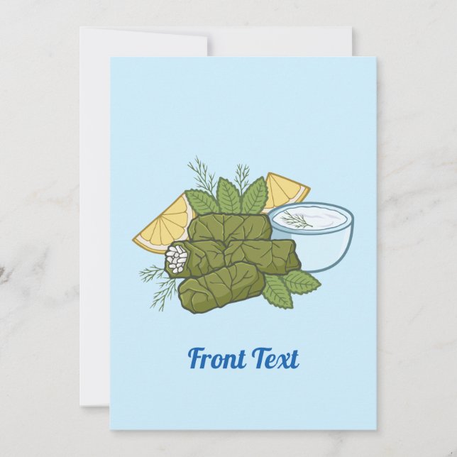 Dolmadakia Invitation (Front)