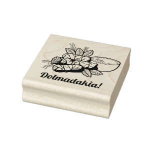 Dolmadakia Rubber Stamp