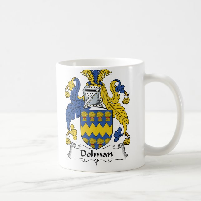 Dolman Family Crest Coffee Mug (Right)