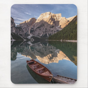 Dolomite Alps Pragser Wildsee Tyrol, Italy Mouse Pad