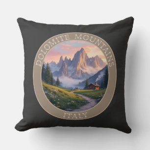 Dolomite Mountains Italy Cushion