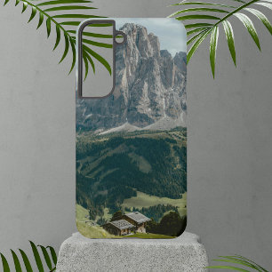 Dolomites and an Alpine Meadow with Cabin Samsung Galaxy Case