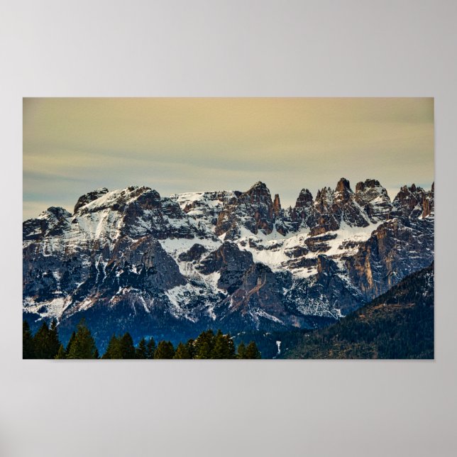Dolomites, italian Alps Poster (Front)