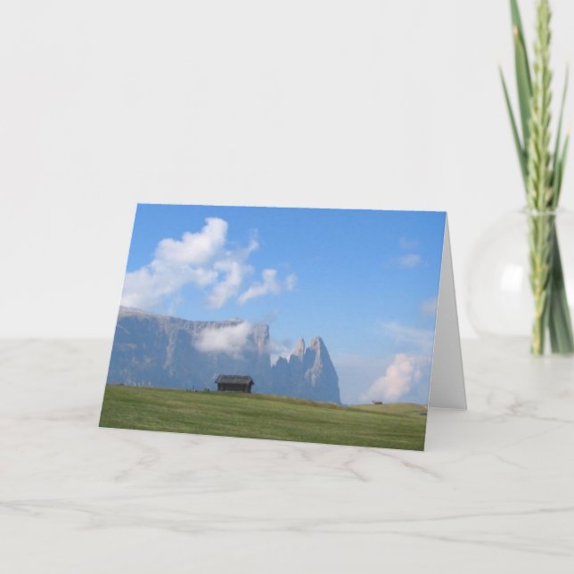 Dolomites Italy Card (Front)