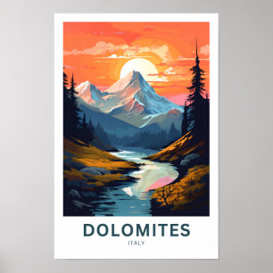 Dolomites Italy Travel Print