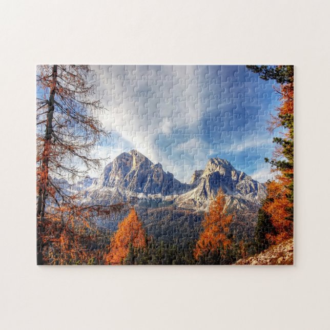 Dolomites Mountain Range in Italy Jigsaw Puzzle (Horizontal)