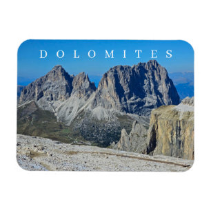 Dolomites mountains view fridge magnet