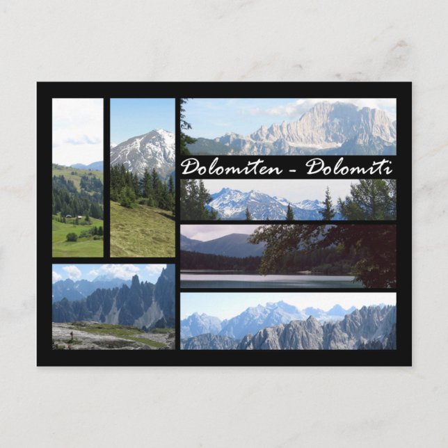 Dolomites Postcard (Front)