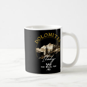 Dolomites Retro Vintage Apparel - Dolomites Souven Coffee Mug