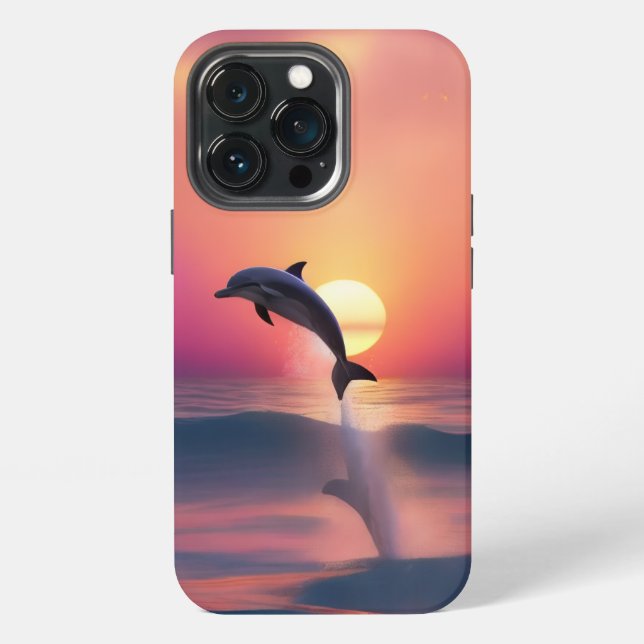 DOLPHIN ANIMALS iPhone CASE (Back)