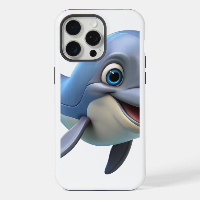 Dolphin Apple iPhone 15 pro max case (Back)
