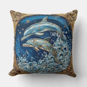 Dolphin Art Cushion