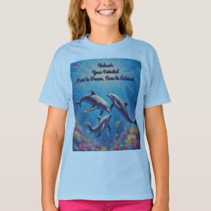 Dolphin Art: Dive into Inspiration! T-Shirt