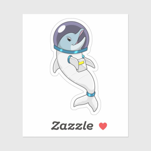Dolphin as Astronaut in Costume (Sheet)