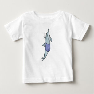 Dolphin as Cook with Chef hat Baby T-Shirt