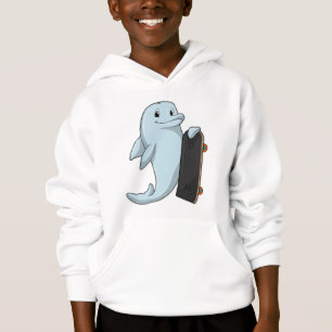 Dolphin as Skater with Skateboard
