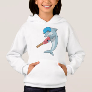 Dolphin at Cricket with Cricket bat