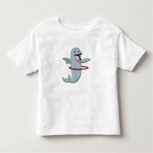 Dolphin at Endurance training with Fitness tires.p Toddler T-Shirt