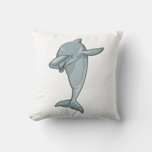 Dolphin at Hip Hop Dance Dab Cushion