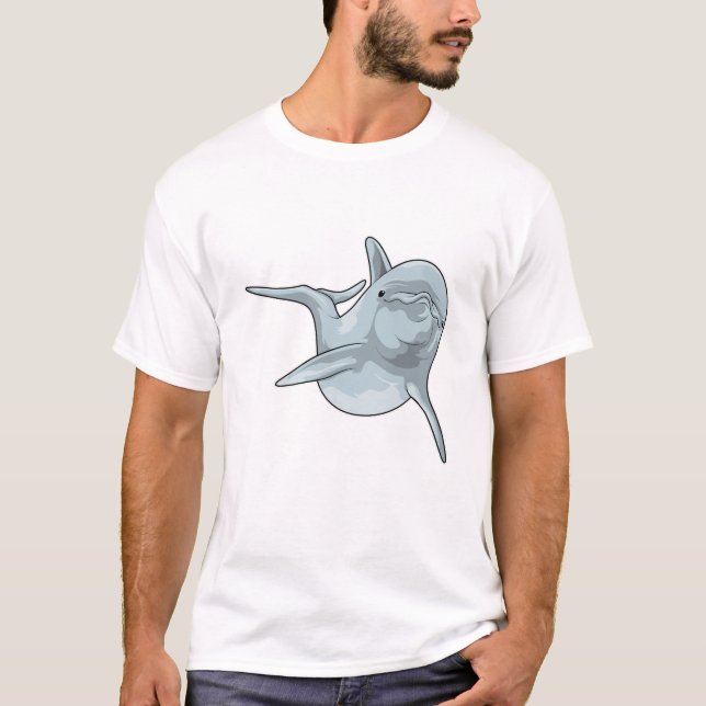 Dolphin at Swimming T-Shirt (Front)