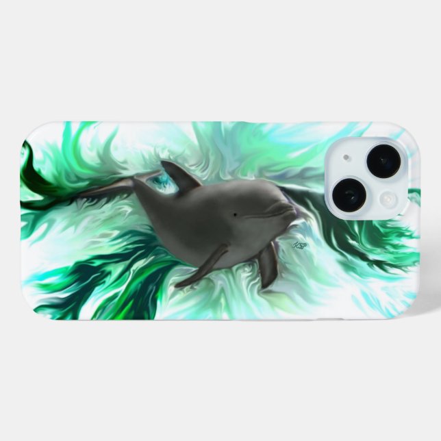 Dolphin Baby Case-Mate iPhone Case (Back (Horizontal))