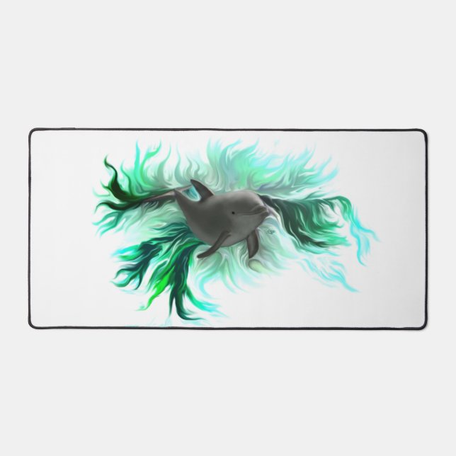 Dolphin Baby Desk Mat (Front)