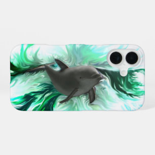 Dolphin Baby iPhone 16 Case