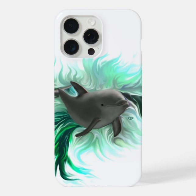 Dolphin Baby iPhone Case (Back)