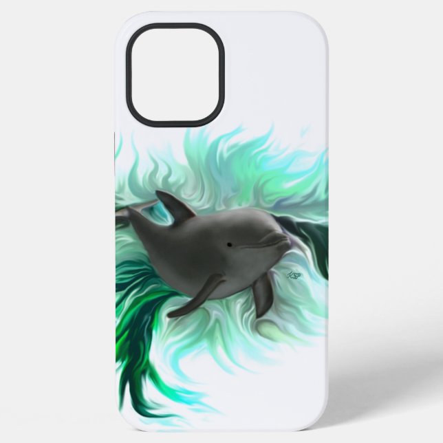 Dolphin Baby iPhone Case (Back)
