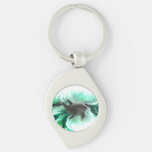 Dolphin Baby Key Ring