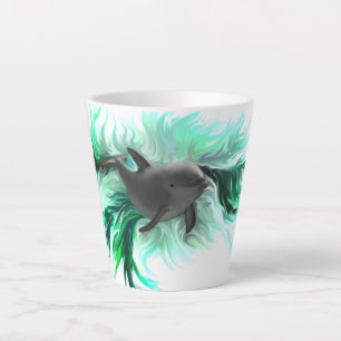 Dolphin Baby Latte Mug