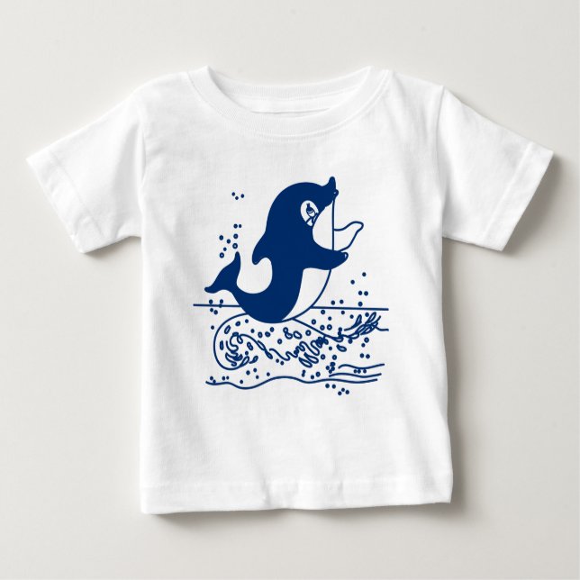 Dolphin Baby T-Shirt (Front)