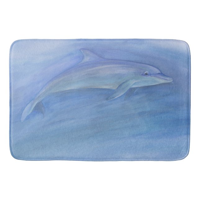 dolphin bath mat (Front)