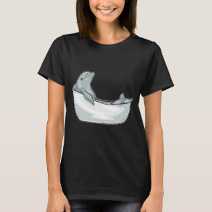 Dolphin Bathe Bathtub T-Shirt
