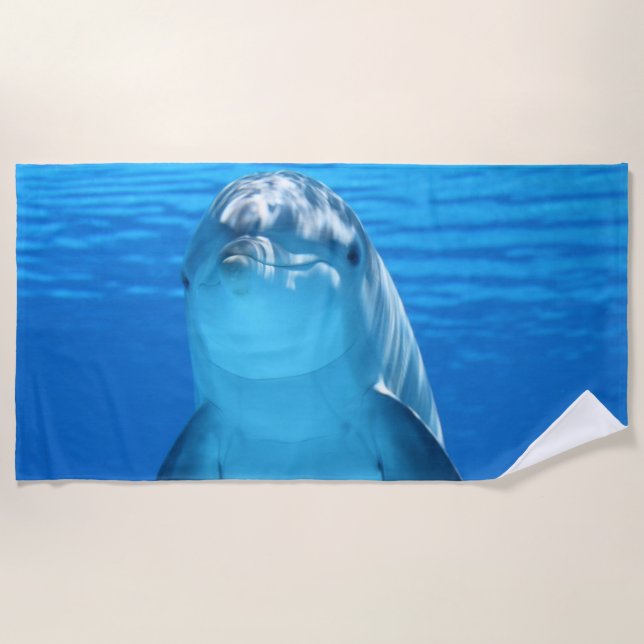 Dolphin Beach Towel (Front)