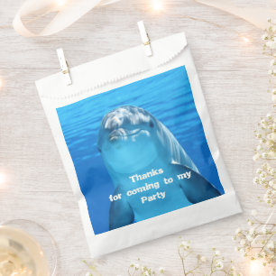 Dolphin Birthday Backyard Pool Party Favour Bag