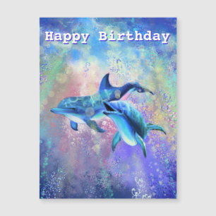 Dolphin Birthday Card Happy Birthday Dolphins