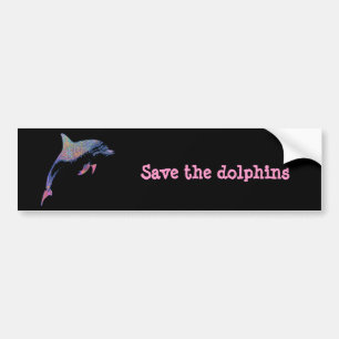 dolphin bumper sticker