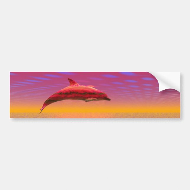 Dolphin Bumper Sticker (Front)