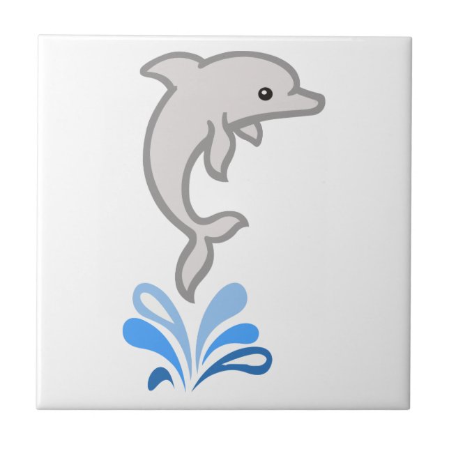 Dolphin Ceramic Tile (Front)