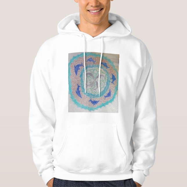 dolphin circle hoodie (Front)