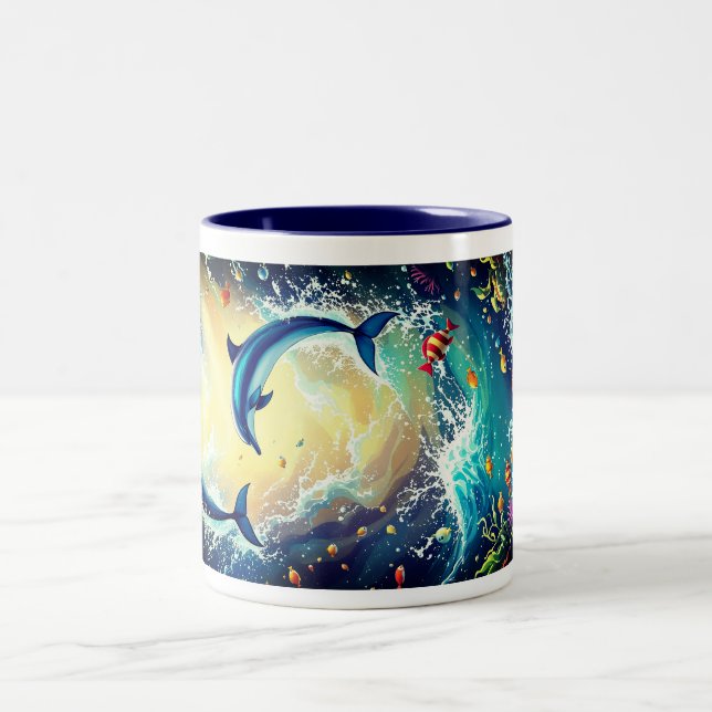  Dolphin Coffee Mug (Center)