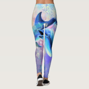 Dolphin Couple - Beautiful - Leggings