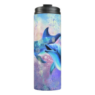 Dolphin Couple - Beautiful Thermal Tumbler