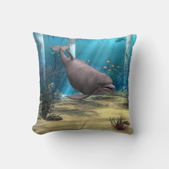 Dolphin Cushion (Front)