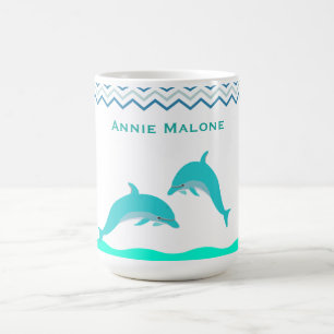 Dolphin Custom Water Coffee Mug